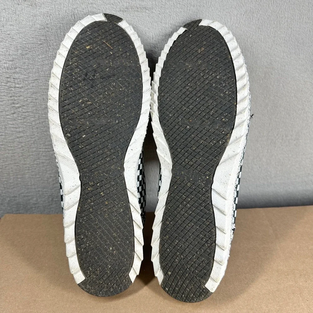 Twisted X Zero-X Boat Shoes Mens 11 Black White Checkerboard EcoTWX LXP00234